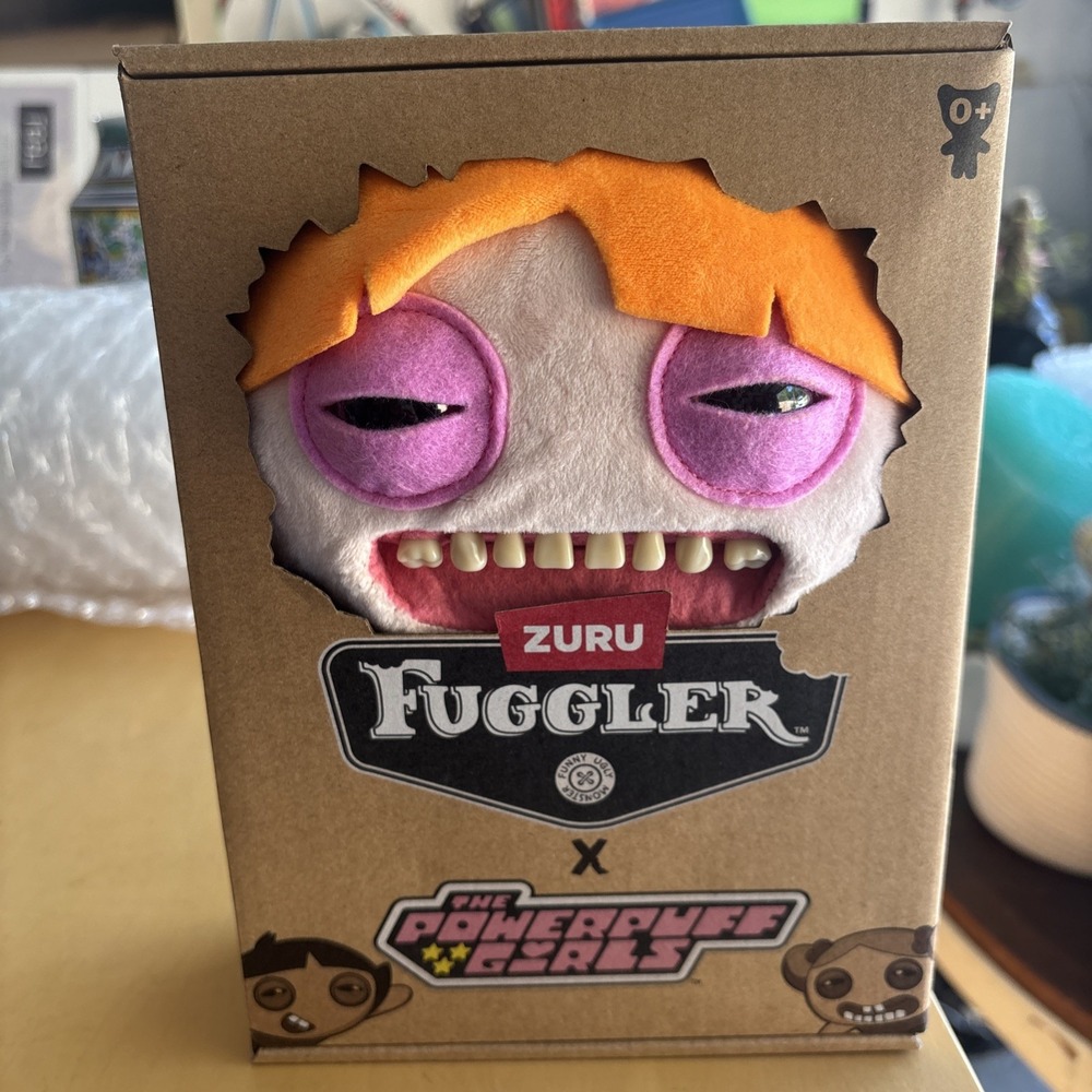 Fuggler Powerpuff Girls - Blossom - 9" Plush - New In Box